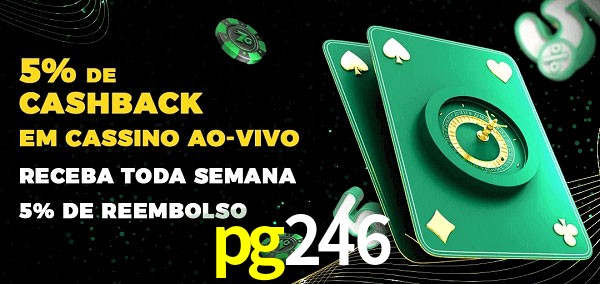 Promoções do cassino ao Vivo pg246